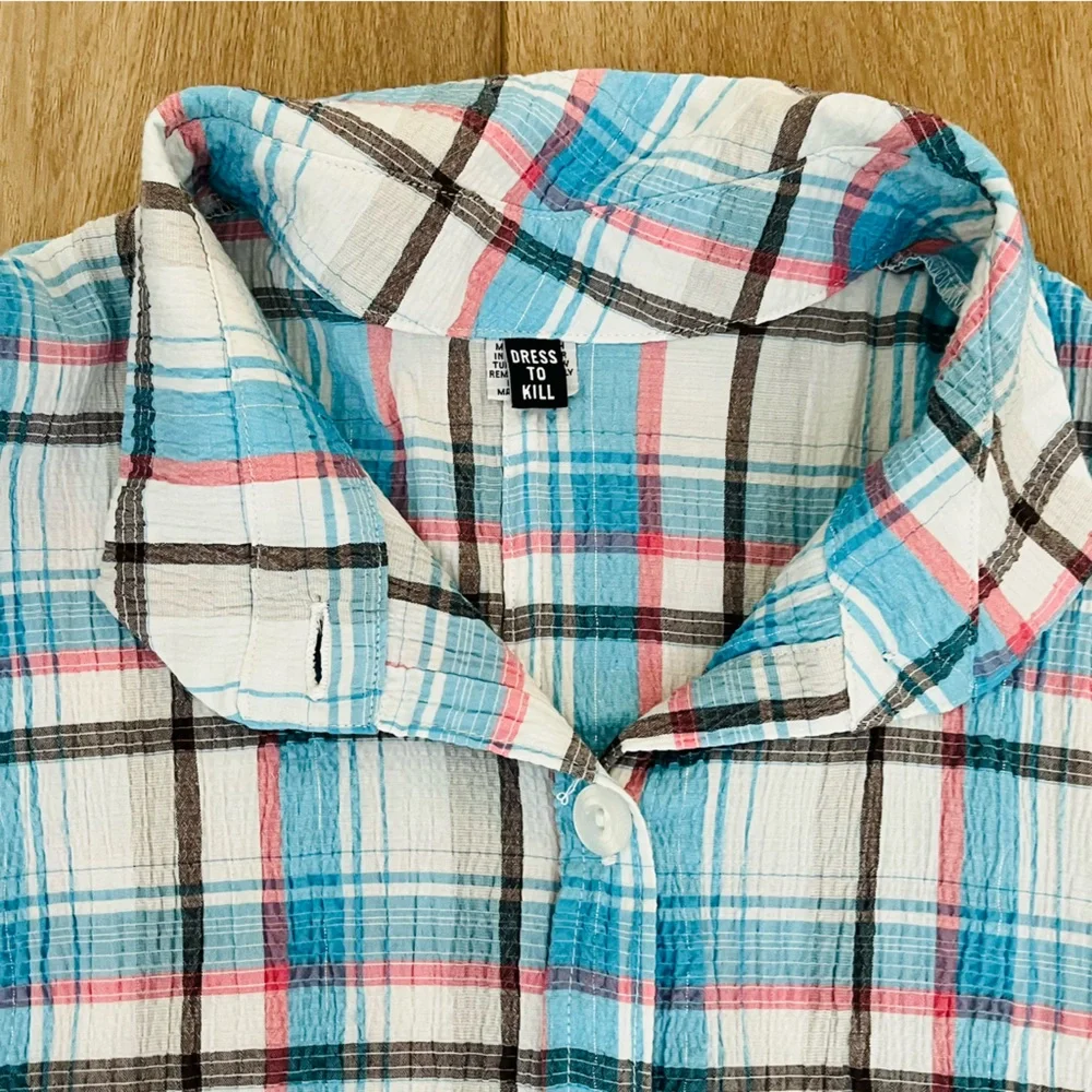 Dress to Kill Plaid Angled Shirt